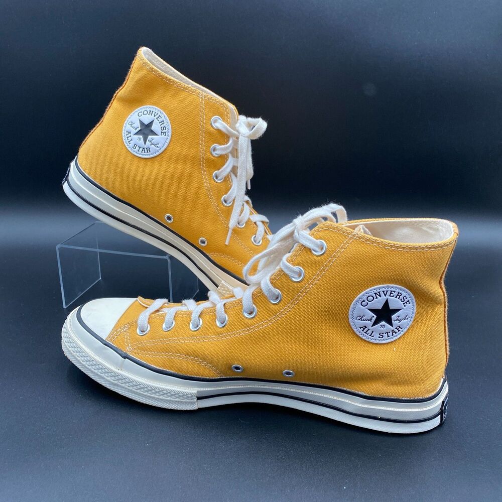 Converse Chuck 70 High Top Yellow Men's Size 12 162054C